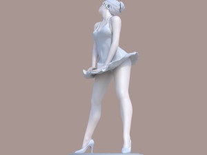 marylin pose 3D 打印模型