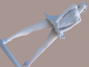 marylin pose 3D 打印模型