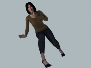 women casual Modelo 3D