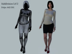 women casual 3D Model
