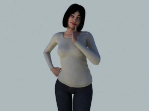 women casual 3D Model