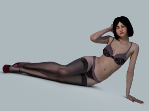 women casual Modelo 3D