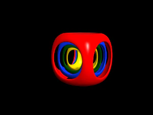 chamfered hollow cube 3D Model