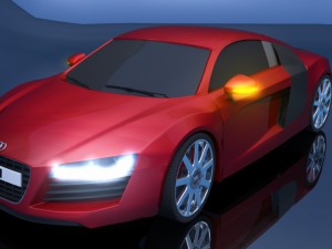 audi car r8 3D 모델