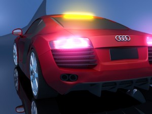 audi car r8 Modelo 3D