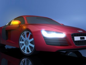audi car r8 Modelo 3D