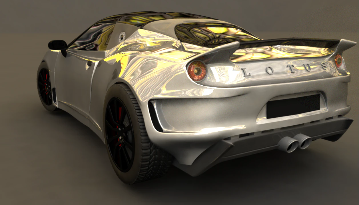 lotus sport car 3D Model .c4d .max .obj .3ds .fbx .stl .blend