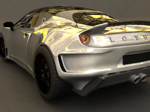 mobil sport teratai Model 3D