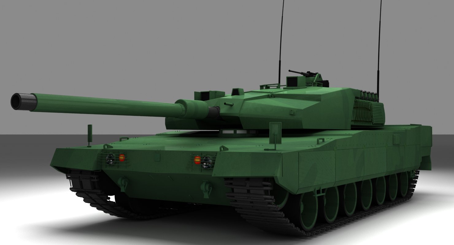 Altay Tank ing Army 3D Model in Tank 3DExport