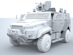 ejder 3d model turksh army 3D Модель