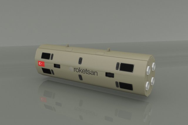 missile cirit and umtas Model 3D .c4d .max .obj .3ds .fbx .stl .blend
