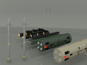 missile cirit and umtas Model 3D