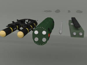 missile cirit and umtas Model 3D