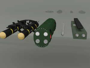 missile cirit and umtas 3D Model