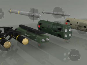 missile cirit and umtas 3D Model