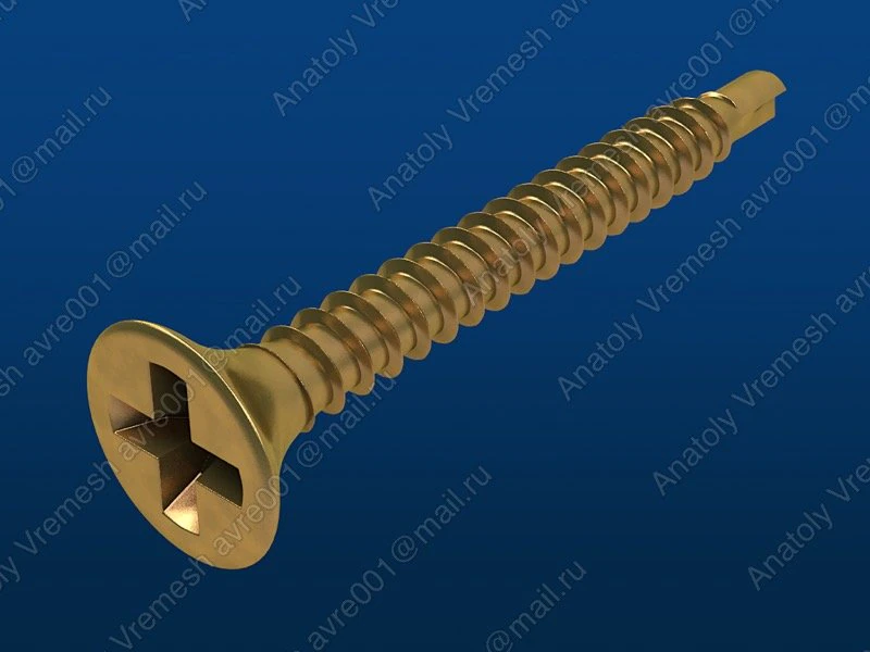 screw 3D Model .c4d .max .obj .3ds .fbx .stl .blend