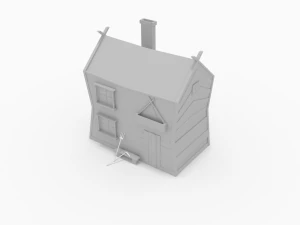 rumah fantasi Model 3D