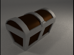 dower chest 3Dモデル
