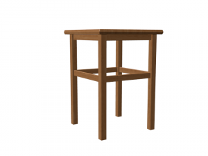 stool 3D 模型
