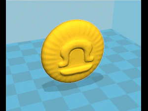 zodiak sign libra coin 3d print model 3D Print Model