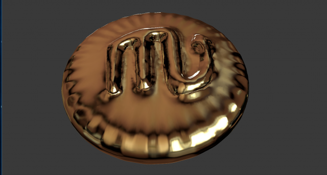 zodiak sign scorpio coin 3d print model 3D Print Model .c4d .max .obj .3ds .fbx .stl .blend 