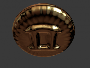 zodiak sign gemini coin 3d print model 3D Baskı Modeli
