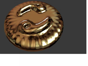 sterrenbeeld kanker munt 3D-printmodel 3D printmodel