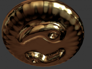 zodiak sign cancer coin 3d print model 3D-printmodel