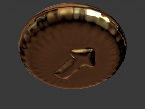 zodiak sign sagittarius coin 3d print model 3D Print Model