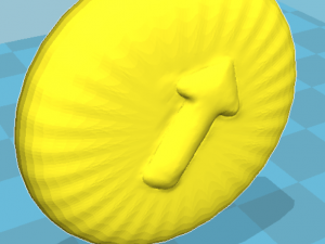 zodiak sign sagittarius coin 3d print model 3D Print Model