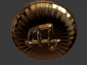 zodiak sign virgo coin 3d print model 3D Baskı Modeli
