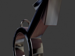 male symbol pendant 3D प्रिंट मॉडल