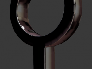 female symbol pendant 3D Print Model