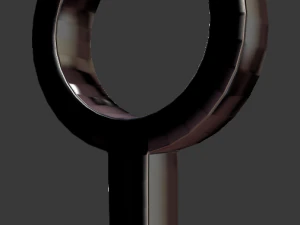 female symbol pendant 3D Print Model
