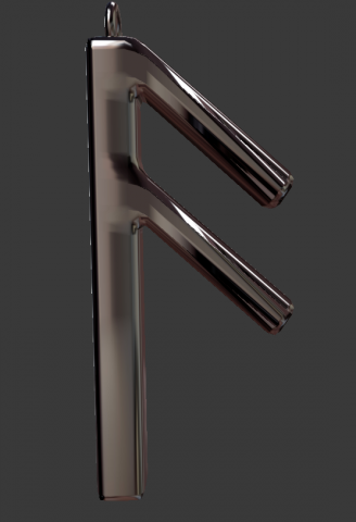 rune pendant Modèles 3D en vedette .c4d .max .obj .3ds .fbx .stl .blend 