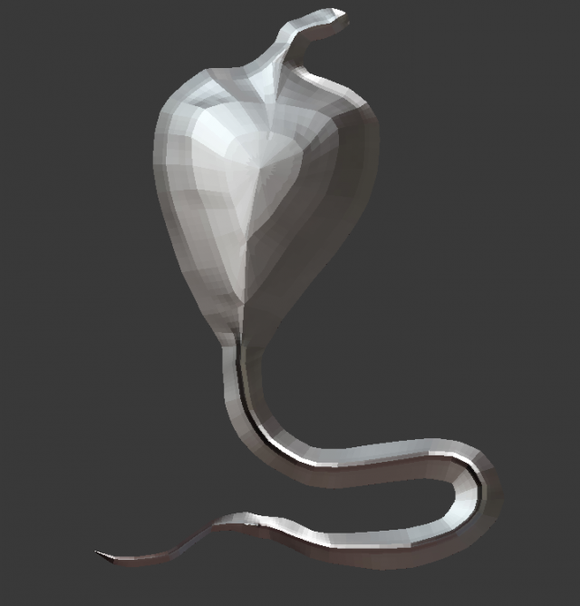 cobra 3D-Druckmodell .c4d .max .obj .3ds .fbx .stl .blend 