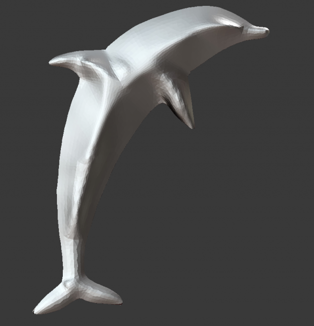 dolphin 3D Print Model .c4d .max .obj .3ds .fbx .stl .blend 