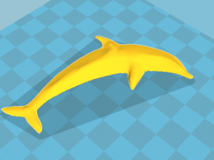 dolphin 3D Print Model
