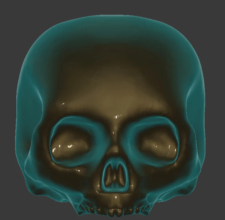 skull 3D Print Model .c4d .max .obj .3ds .fbx .stl .blend 