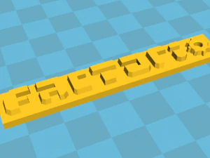 factorio logo 3D Print Model