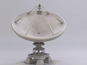 उपग्रह डिश 3D मॉडल