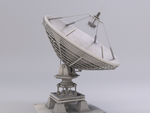 satellite dish 3D 模型