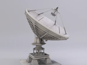 उपग्रह डिश 3D मॉडल