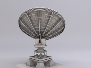 satellite dish 3D 模型