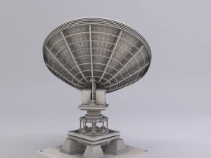 उपग्रह डिश 3D मॉडल