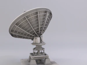 उपग्रह डिश 3D मॉडल