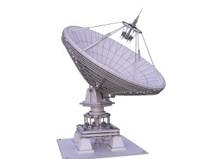 satellite dish 3D 模型