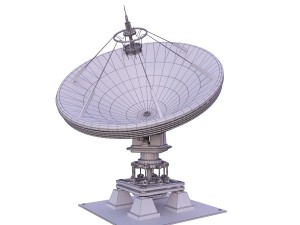 satellite dish 3D 模型