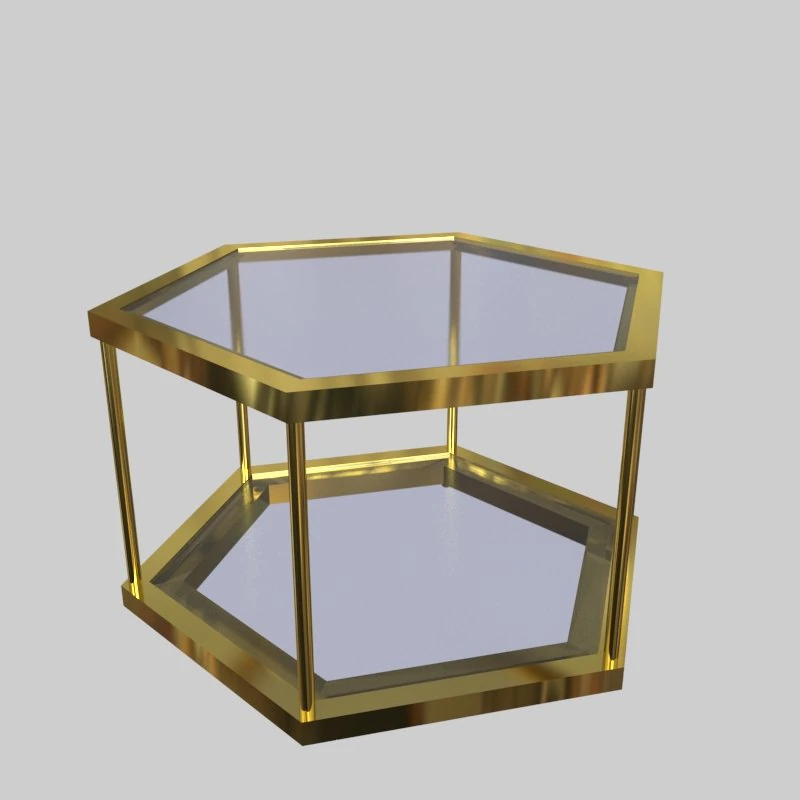 glass table 01 3D Model .c4d .max .obj .3ds .fbx .stl .blend 