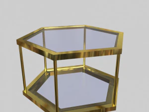 ग्लास टेबल 01 3D मॉडल